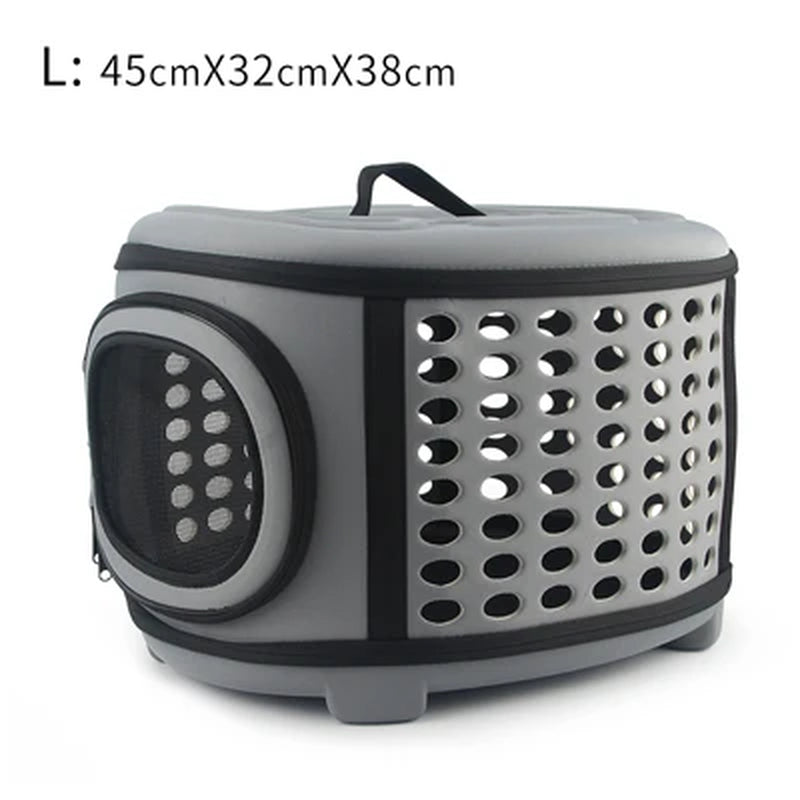 Pure Color Pet Carrier Bag Portable Outdoor Cat Foldable Dog Travel Pet Bag Puppy Carrying Shoulder Dog Bags