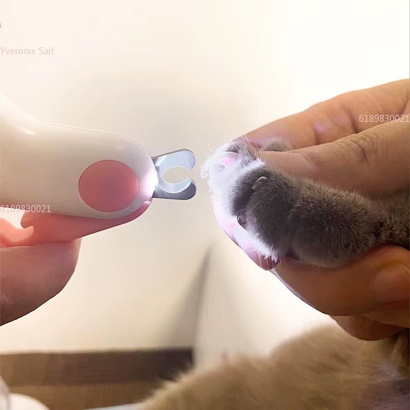 Coupe-Ongles Professionnel Pour Chien Et Chat, Lumière LED, Coupe-Ongles Pour Animaux De Compagnie, Avec Verrouillage De Sécurité, Kit D'Outils De Toilettage Pour Chiot, Chaton, Animaux