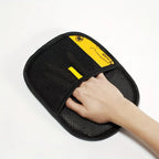 Upgrade Edition Gants D'Épilation Statiques Pour Grands Animaux De Compagnie – Gants De Toilettage Pour Chats En Polypropylène Noir Avec Accents Jaunes