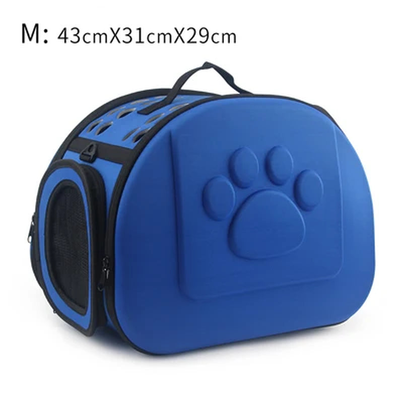 Pure Color Pet Carrier Bag Portable Outdoor Cat Foldable Dog Travel Pet Bag Puppy Carrying Shoulder Dog Bags