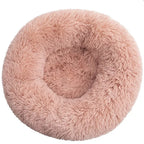 Lit Rond Pour Animaux De Compagnie, 40 À 90Cm, 6 Tailles, Pour Grand Chien, Lit Super Doux Pour Chat, Maison En Peluche Pour Chien Moyen, Couchage Chaud D'Hiver