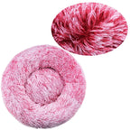 Lit Rond Pour Animaux De Compagnie, 40 À 90Cm, 6 Tailles, Pour Grand Chien, Lit Super Doux Pour Chat, Maison En Peluche Pour Chien Moyen, Couchage Chaud D'Hiver