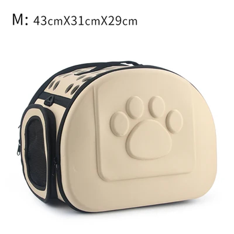 Pure Color Pet Carrier Bag Portable Outdoor Cat Foldable Dog Travel Pet Bag Puppy Carrying Shoulder Dog Bags