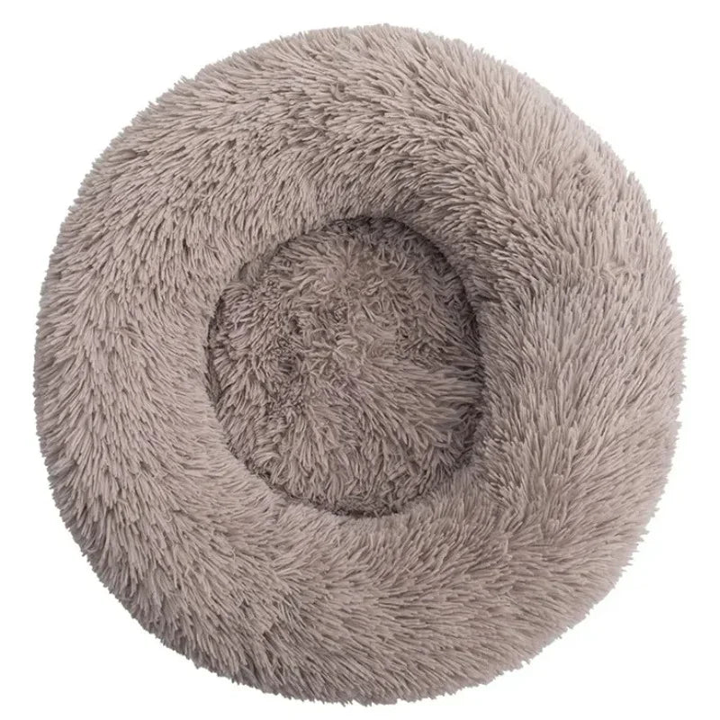 Lit Rond Pour Animaux De Compagnie, 40 À 90Cm, 6 Tailles, Pour Grand Chien, Lit Super Doux Pour Chat, Maison En Peluche Pour Chien Moyen, Couchage Chaud D'Hiver