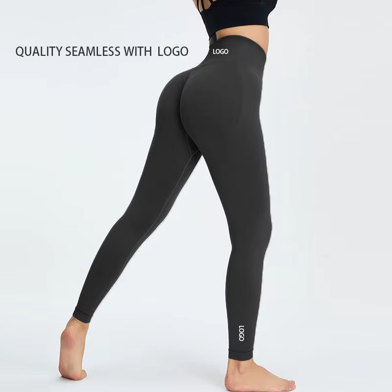 Legging De Sport Taille Haute Sans Couture Pour Femmes, Pantalon De Yoga, Collants D'Entraînement De Gymnastique Super Extensibles, Pantalons De Course