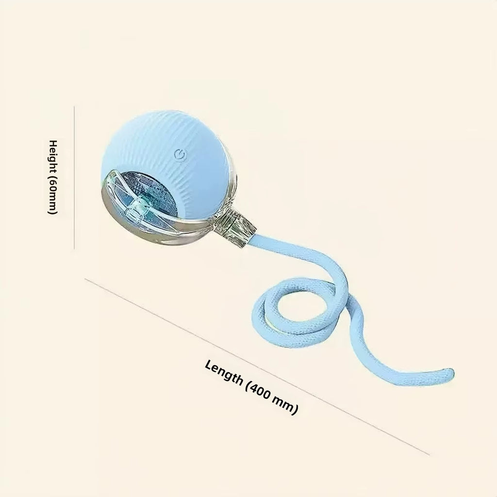 Jouet Pour Chat Pour L'Auto-Entretien, Balle Teaser Intelligente Pour Chat, Baguette Automatique Pour Chat, Pour Jouer Avec Des Chats Et Des Chats Ou Des Chiens Qui Marcent